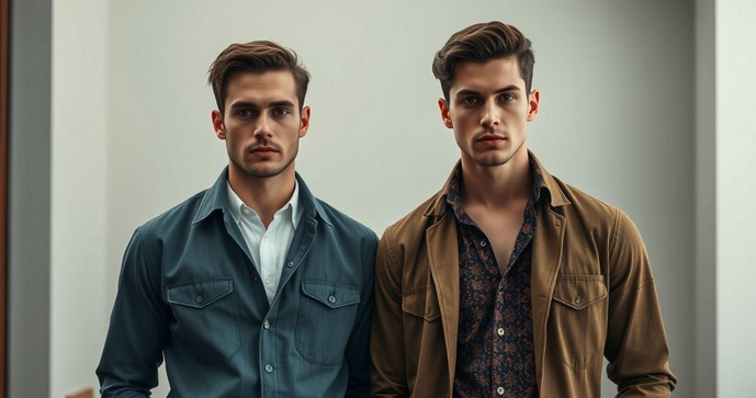 Como Usar Junta Dupla em Camisas Sobrepostas para um Estilo Moderno